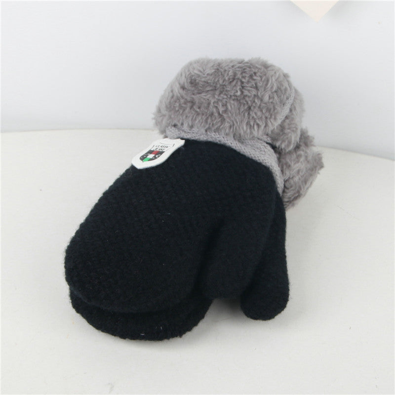 Winter Warm Knitted Gloves for Kids