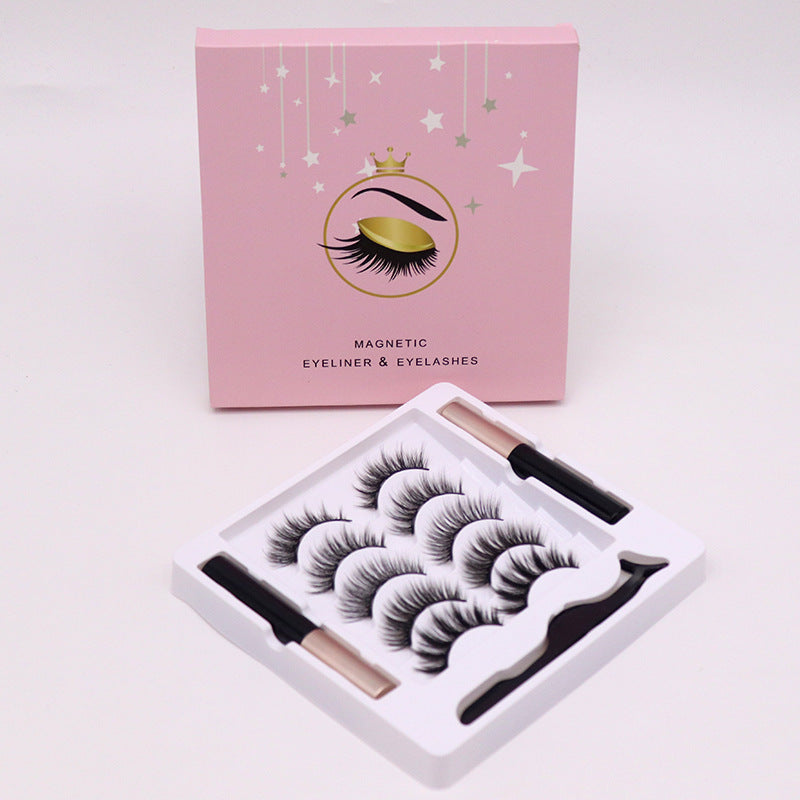 Waterproof  Eyelashes Eyeliner Set Long Lasting