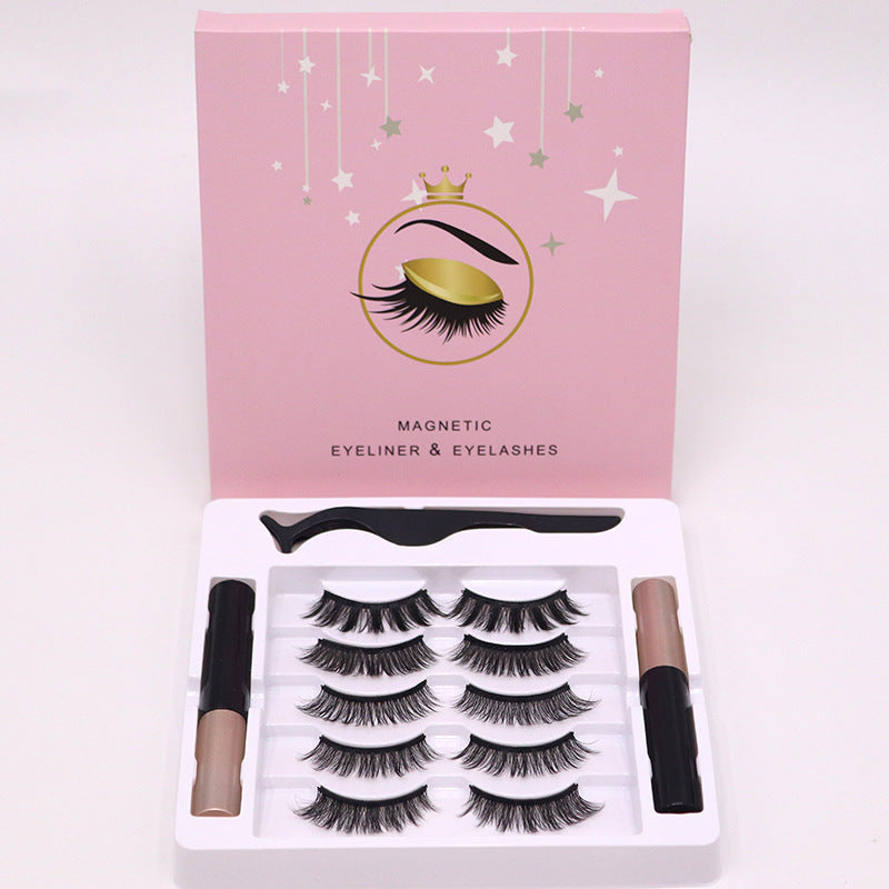 Waterproof  Eyelashes Eyeliner Set Long Lasting