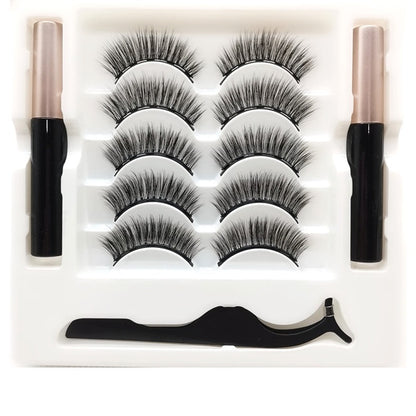 Waterproof  Eyelashes Eyeliner Set Long Lasting