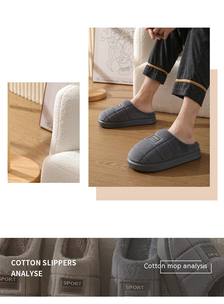 Winter  Woolen Thick Bottom And Warm  Slippers