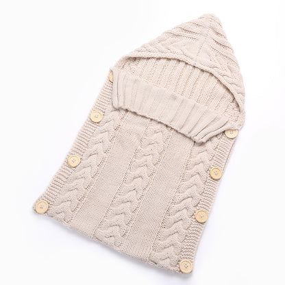 Knitted Baby Sleeping Bag