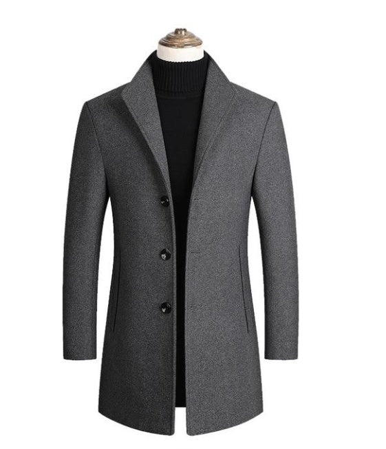 Wool Overcoat for Men - Let's Roll with the Trend