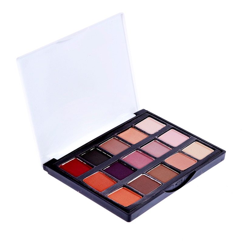 Palette Matte Eyeshadow Pallete Glitter Powder Eye Shadow Earth Shadow Brush Set