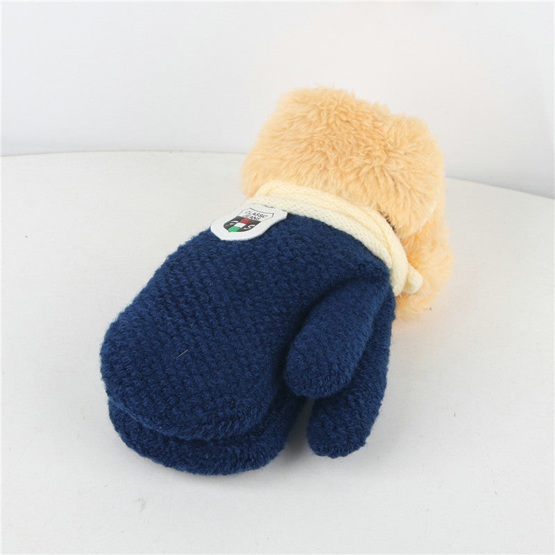 Winter Warm Knitted Gloves for Kids