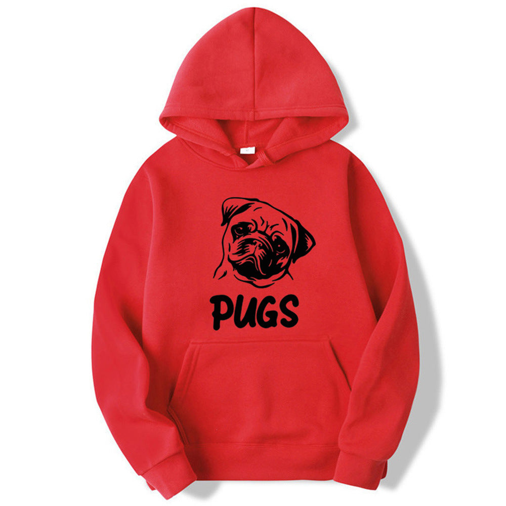 Pug Printed Hoodie