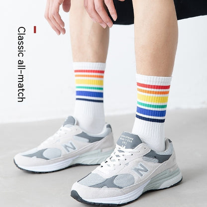 Pure Cotton Mid-calf  Length Socks