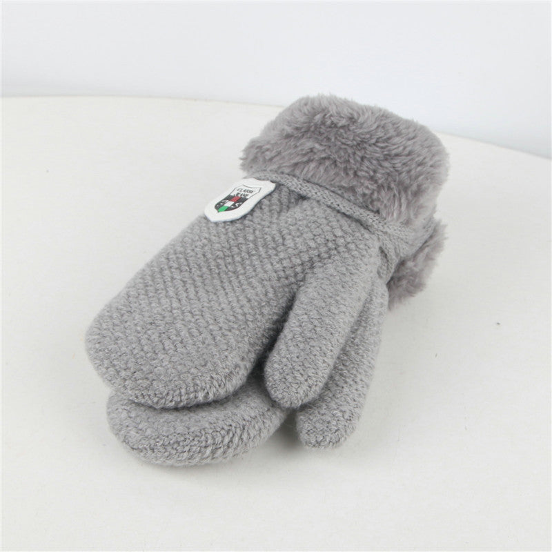 Winter Warm Knitted Gloves for Kids