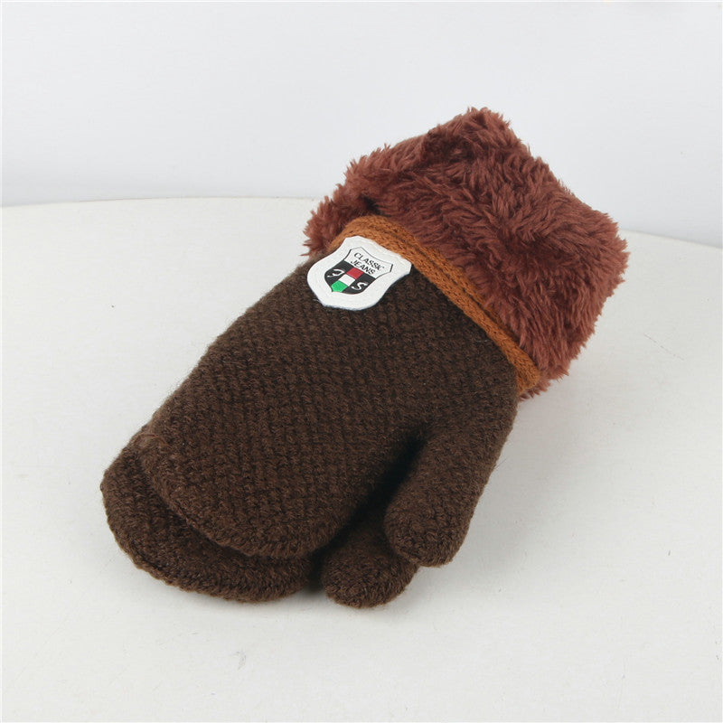 Winter Warm Knitted Gloves for Kids