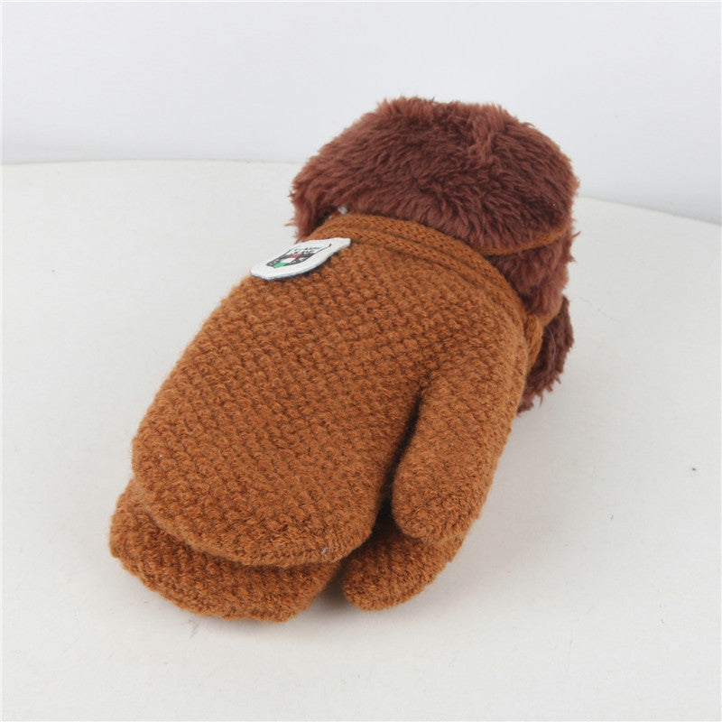 Winter Warm Knitted Gloves for Kids