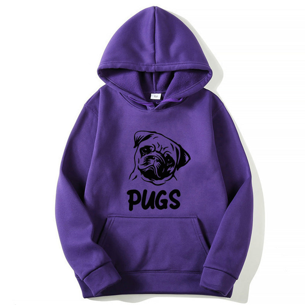 Pug Printed Hoodie