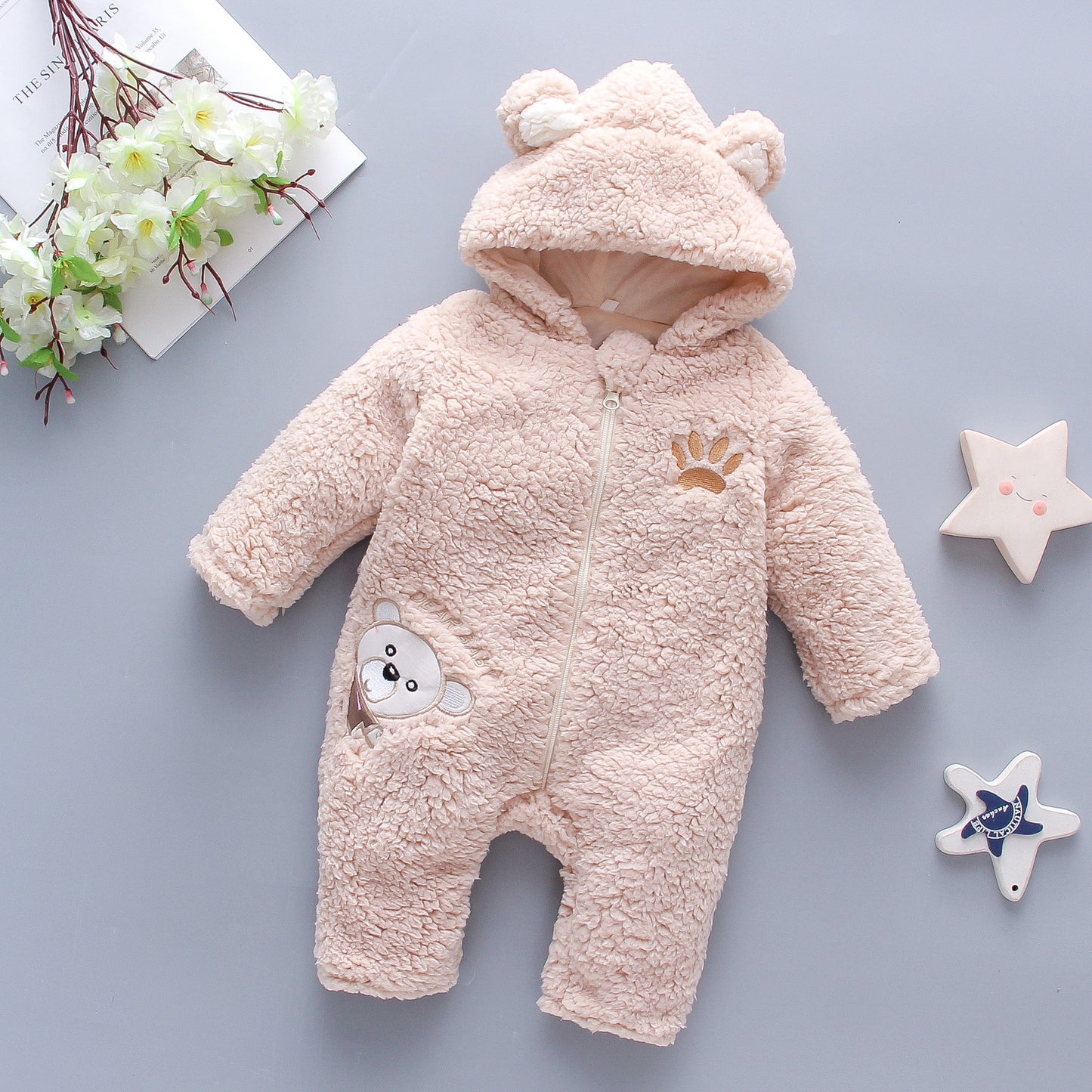 Winter Baby Boy Girl Romper