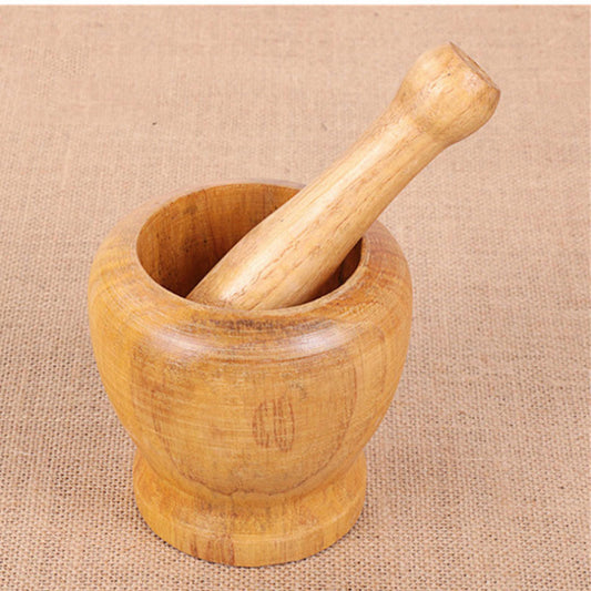 Kitchen Gadgets Wooden Garlic Masher