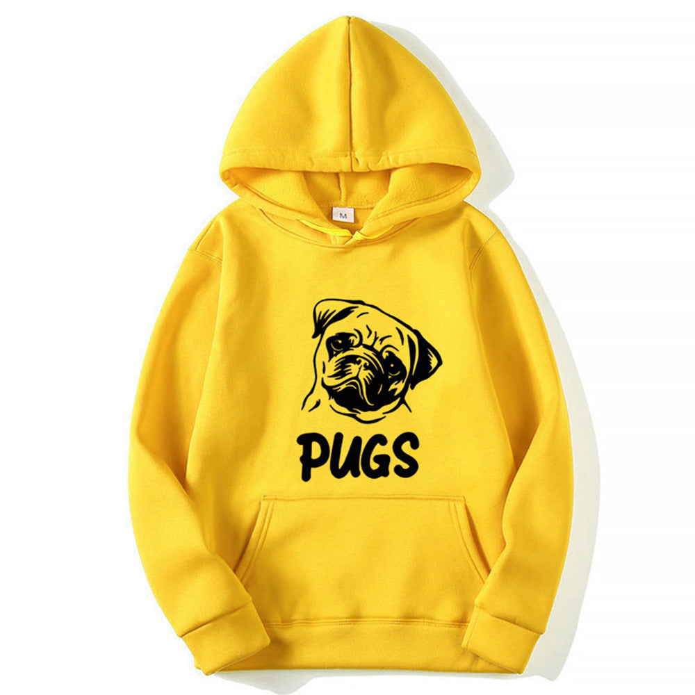 Pug Printed Hoodie