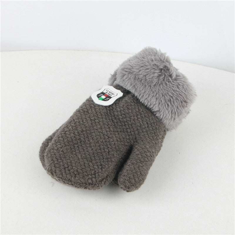 Winter Warm Knitted Gloves for Kids