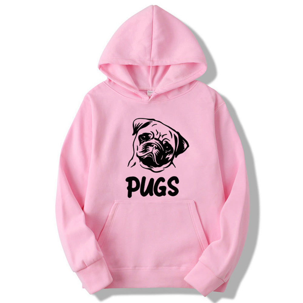 Pug Printed Hoodie