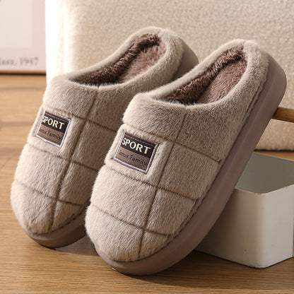 Winter  Woolen Thick Bottom And Warm  Slippers