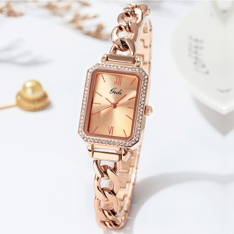 Luxury Rhinestone Denim Watch