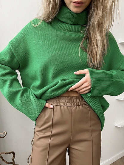 Turtleneck Pullover Sweater