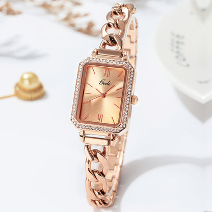 Luxury Rhinestone Denim Watch