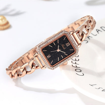 Luxury Rhinestone Denim Watch