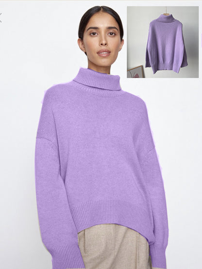 Turtleneck Pullover Sweater