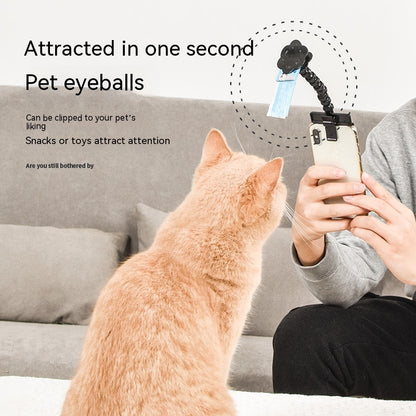 Pet Photography Tool for Cats and Dogs - Viewing Lens Teddy Camera Toy - Mobile Phone Camera Holder