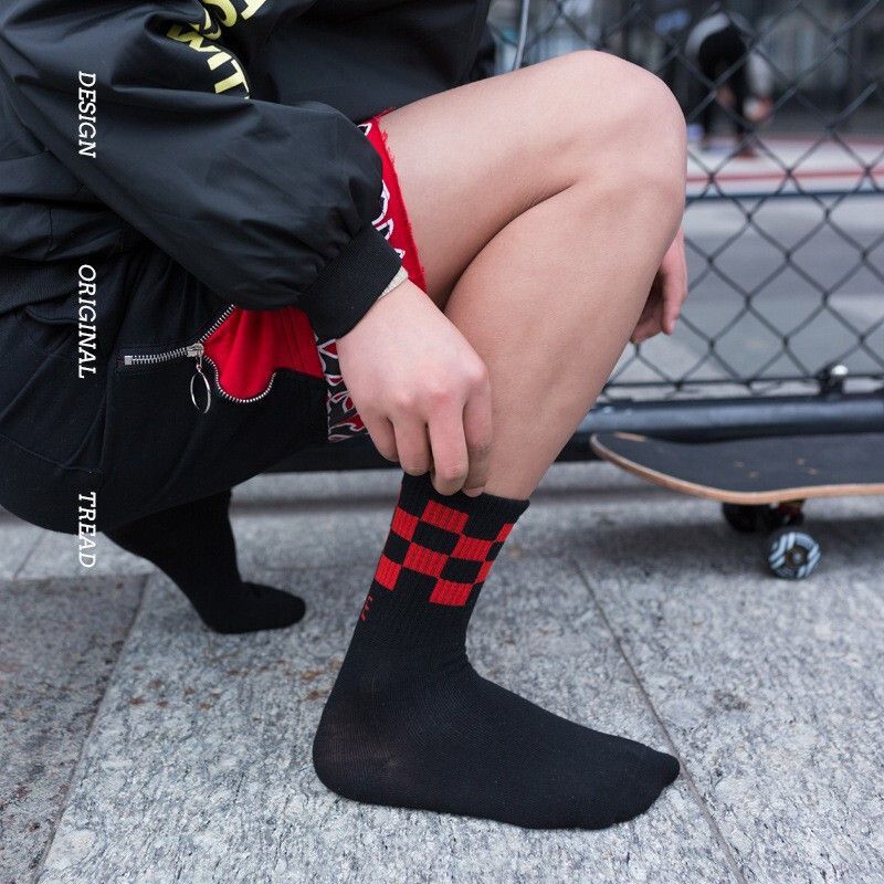 Pure Cotton Mid-calf  Length Socks