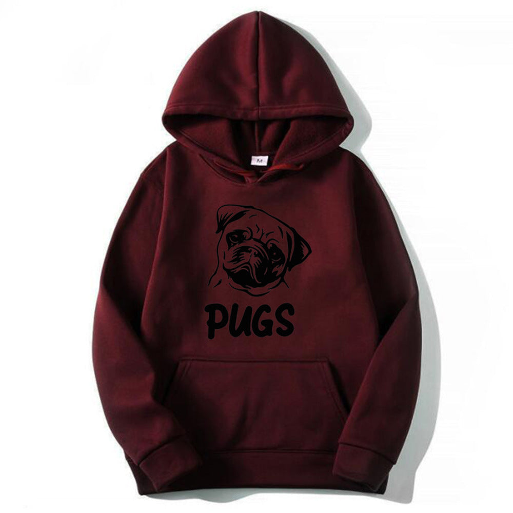 Pug Printed Hoodie