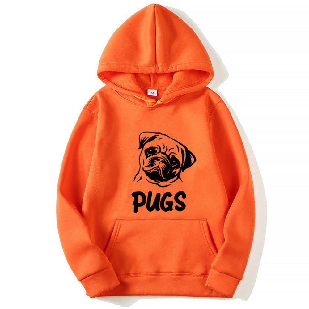 Pug Printed Hoodie