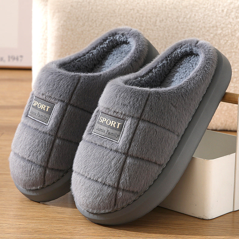 Winter  Woolen Thick Bottom And Warm  Slippers